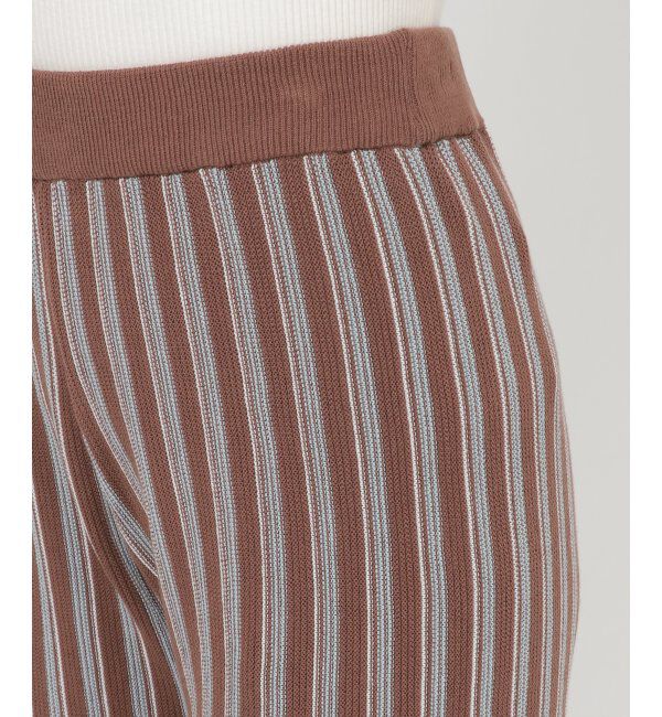 Lbc with Life「ニットストライプパンツ」|その他|