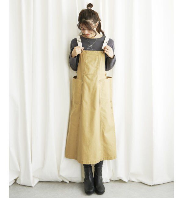 Lbc with Life「バックサテンワークジャンスカ」|ワンピース|
