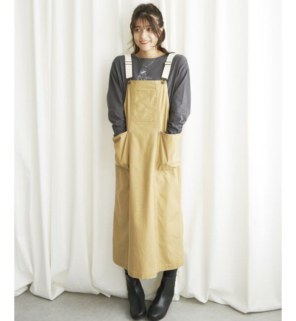 Lbc with Life「バックサテンワークジャンスカ」|ワンピース|