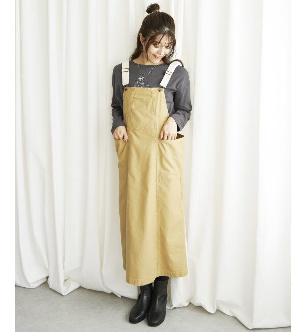 Lbc with Life「バックサテンワークジャンスカ」|ワンピース|