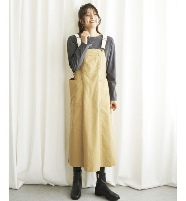 Lbc with Life「バックサテンワークジャンスカ」|ワンピース|