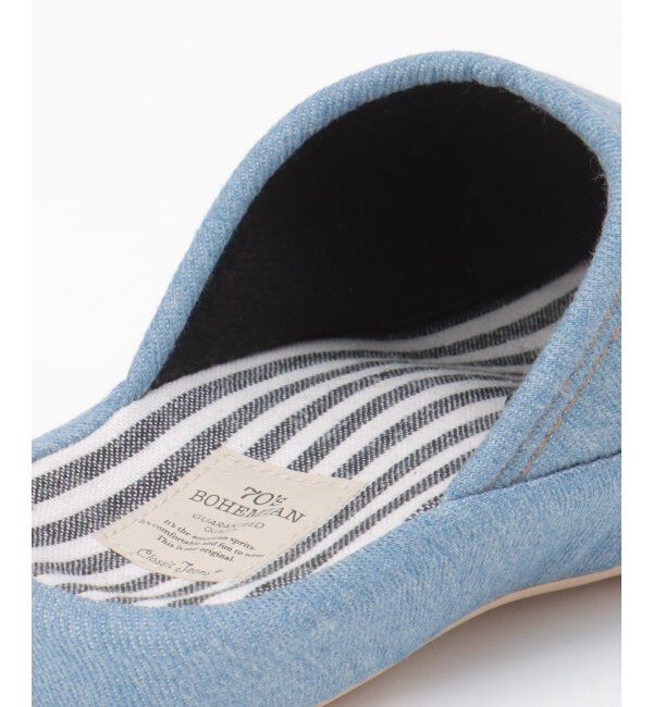 Lbc with Life「3Dコンフォートデニムスリッパ」|ルームシューズ|