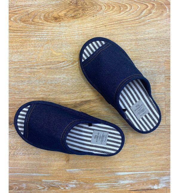 Lbc with Life「3Dコンフォートデニムスリッパ」|ルームシューズ|