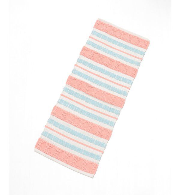 Lbc with Life「【吸水速乾】ダイヤボーダー キッチンマット」|クッション・クッションカバー|