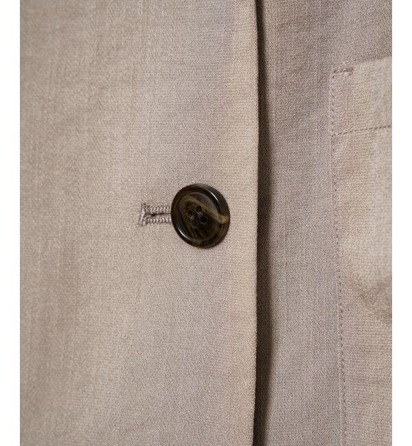 Lbc with Life「リネンライクハーフスリーブジャケット」|テーラードジャケット|