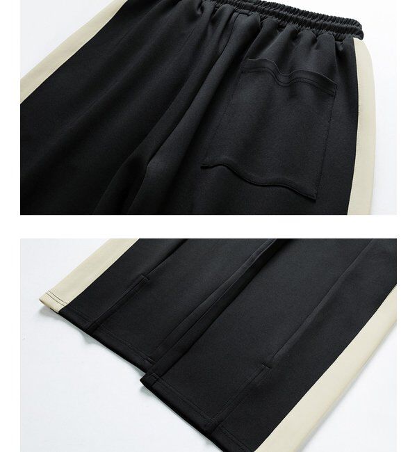 VENCE share style「ストレートラインパンツ」|デニム|