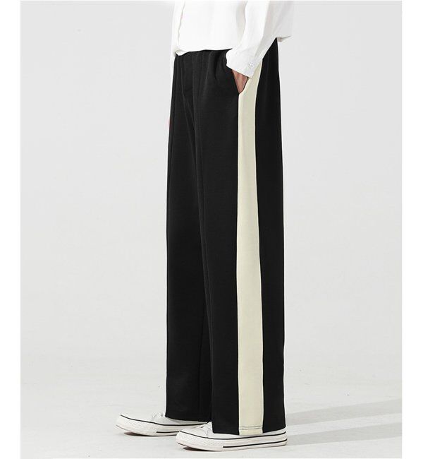 VENCE share style「ストレートラインパンツ」|デニム|