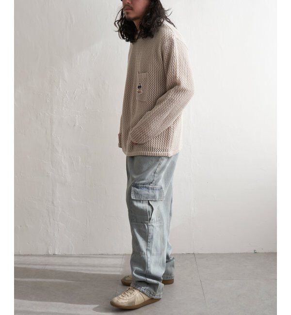 VENCE share style「Red Cap Girl レッドキャップガール ワッペンクルーネックニット」|その他|