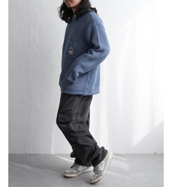 VENCE share style「Red Cap Girl レッドキャップガール ワッペンクルーネックニット」|その他|