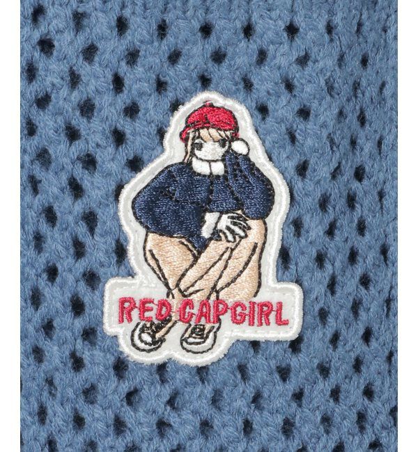 VENCE share style「Red Cap Girl レッドキャップガール ワッペンクルーネックニット」|その他|