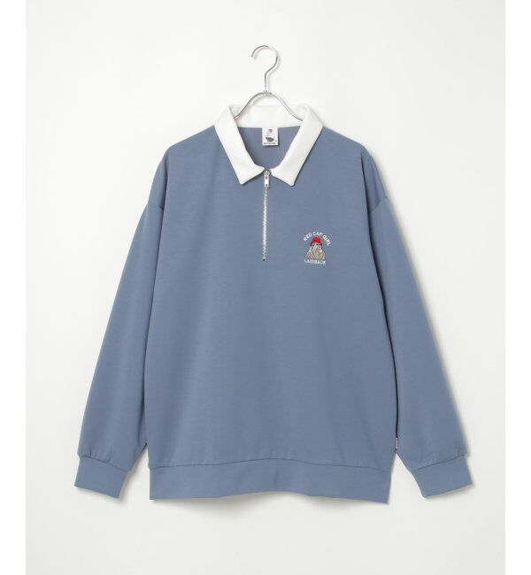 VENCE share style「Red Cap Girl レッドキャップガール ダンボ－ルニットハーフジップ」|その他|