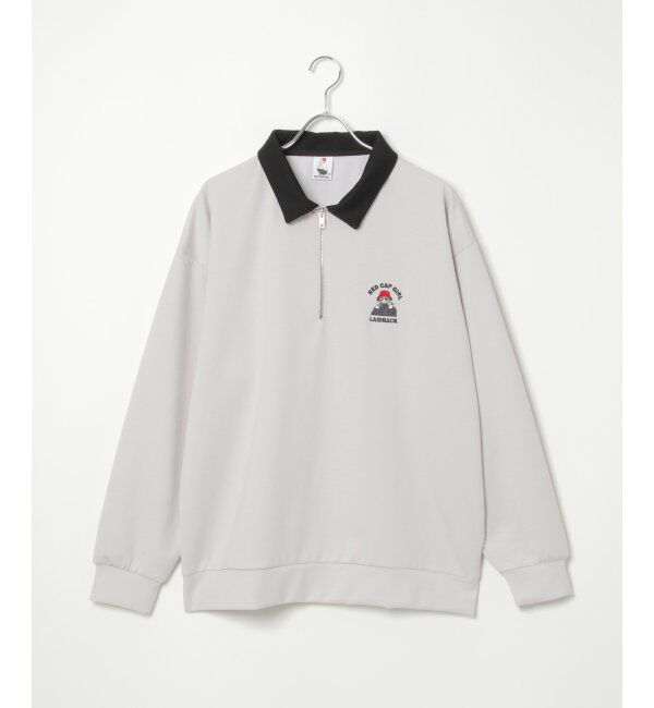 VENCE share style「Red Cap Girl レッドキャップガール ダンボ－ルニットハーフジップ」|その他|