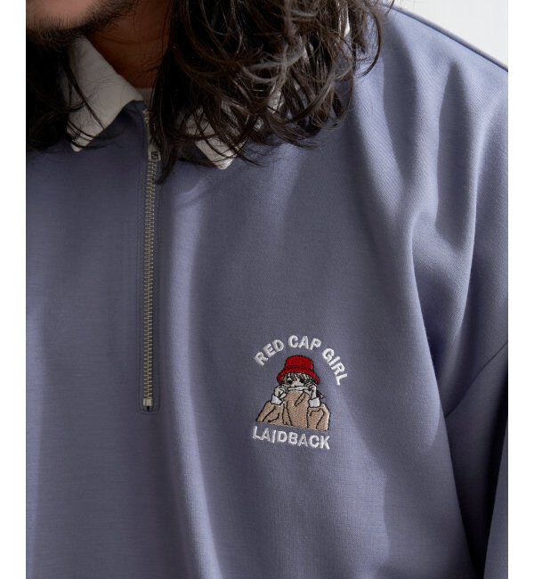 VENCE share style「Red Cap Girl レッドキャップガール ダンボ－ルニットハーフジップ」|その他|