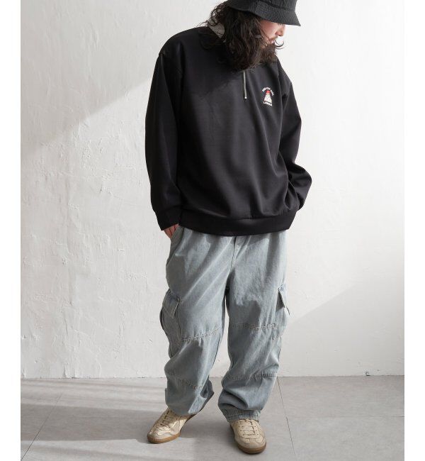 VENCE share style「Red Cap Girl レッドキャップガール ダンボ－ルニットハーフジップ」|その他|