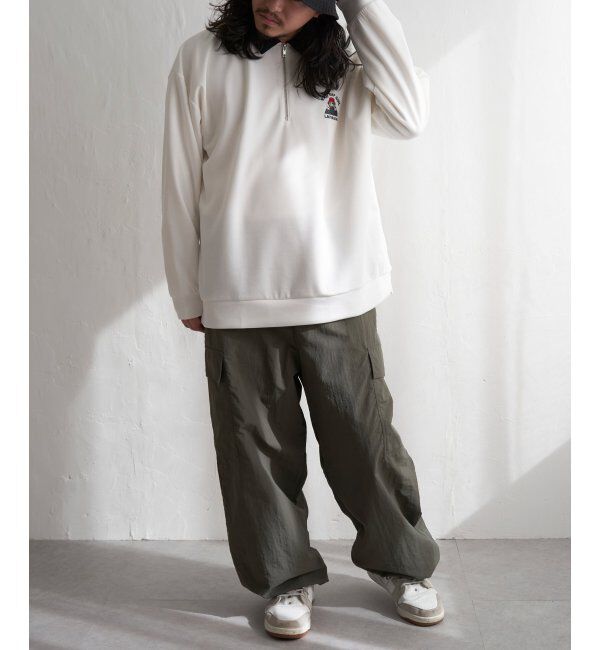 VENCE share style「Red Cap Girl レッドキャップガール ダンボ－ルニットハーフジップ」|その他|