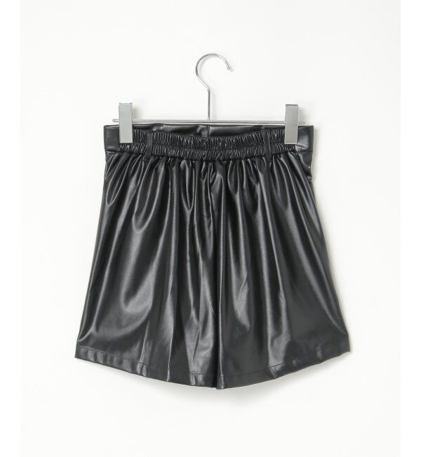 VENCE share style「合皮ショートパンツ」|その他|