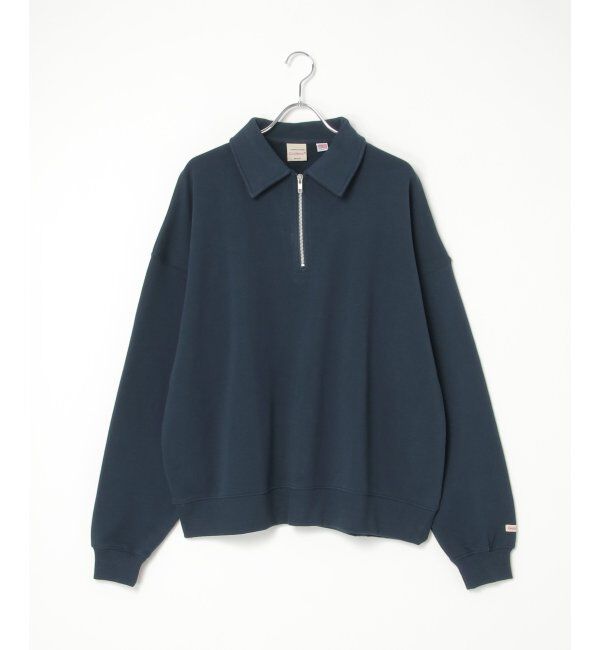 VENCE share style「Goodwear グッドウェア ハーフジップトレーナー」|スウェット・ジャージ|ネイビーブルー