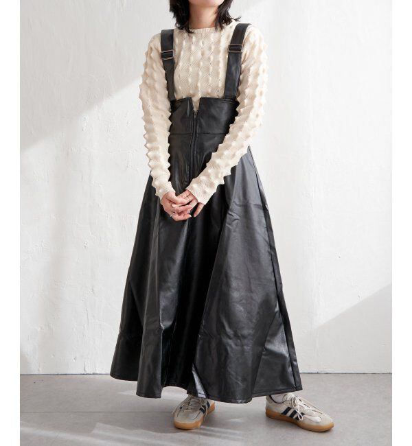 VENCE share style「合皮ジャンスカ」|スカート|