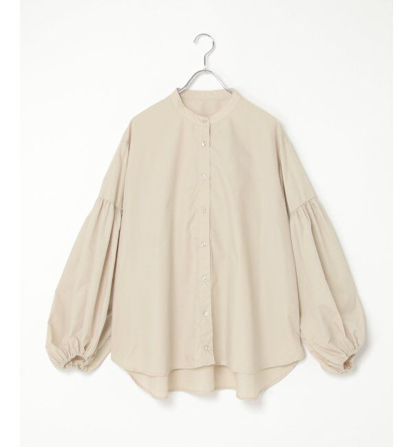 VENCE share style「バルーン袖スタンドシャツ」|シャツ・ブラウス|