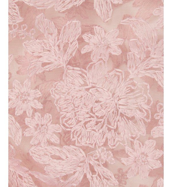 VENCE share style「オーガンジー刺繍レースブルゾン」|ブルゾン・スタジャン|