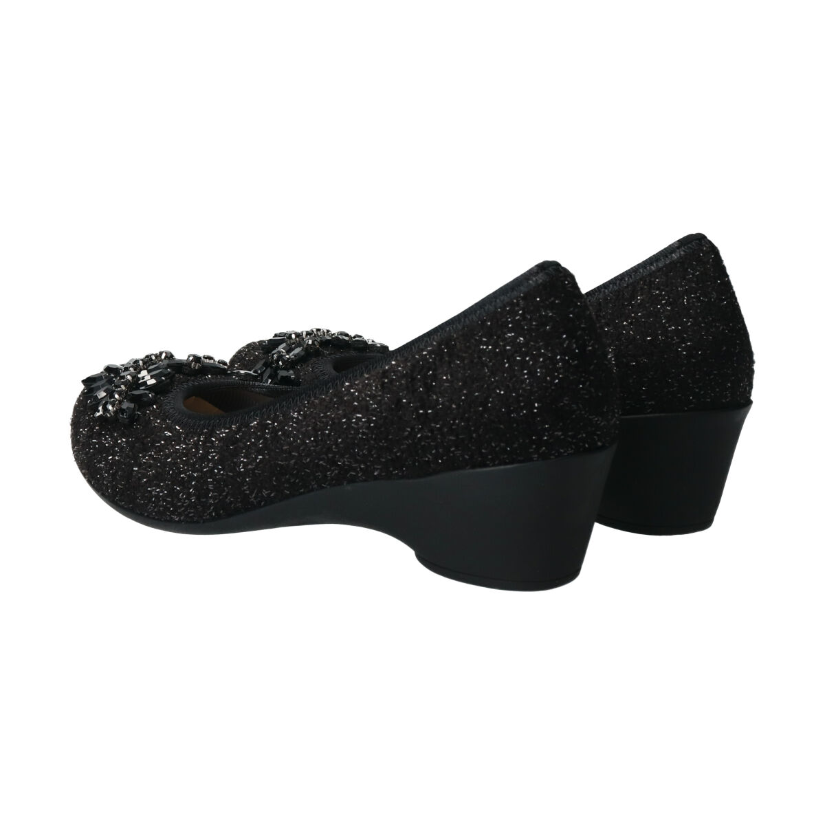 Bridget Birkin「【Bridget Birkin Walk】フラワービジューウォーキングパンプス」|パンプス|