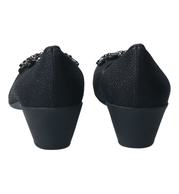 Bridget Birkin「【Bridget Birkin Walk】フラワービジューウォーキングパンプス」|パンプス|