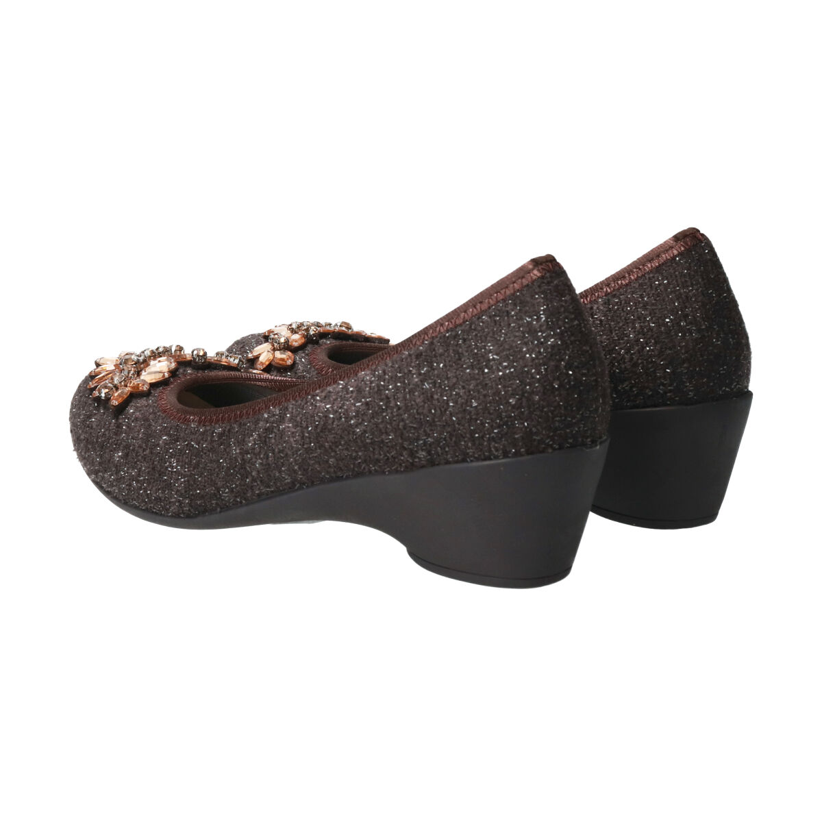 Bridget Birkin「【Bridget Birkin Walk】フラワービジューウォーキングパンプス」|パンプス|