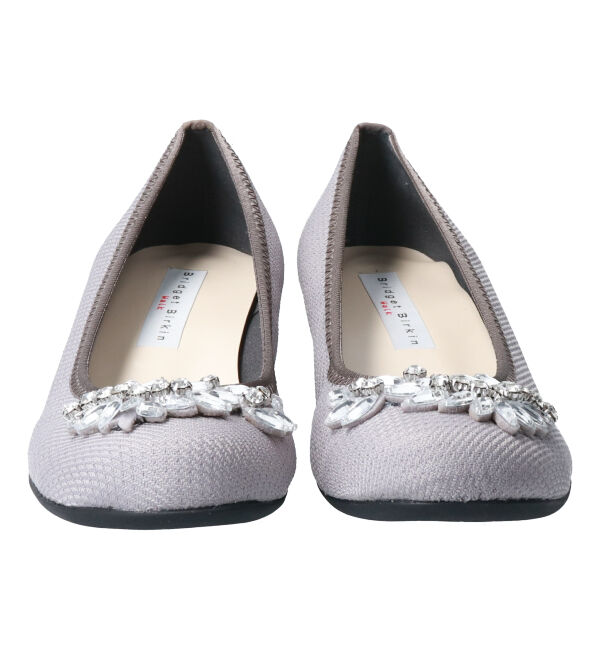 Bridget Birkin「【Bridget Birkin Walk】フラワービジューウォーキングパンプス」|パンプス|