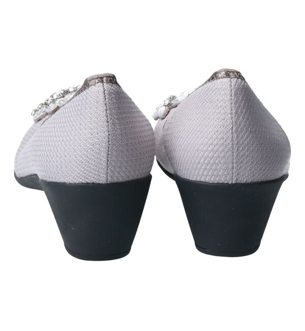 Bridget Birkin「【Bridget Birkin Walk】フラワービジューウォーキングパンプス」|パンプス|