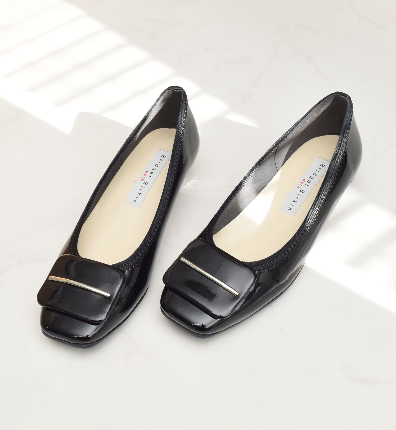 Bridget Birkin「【Bridget Birkin Walk】バックルモチーフウォーキングパンプス」|パンプス|