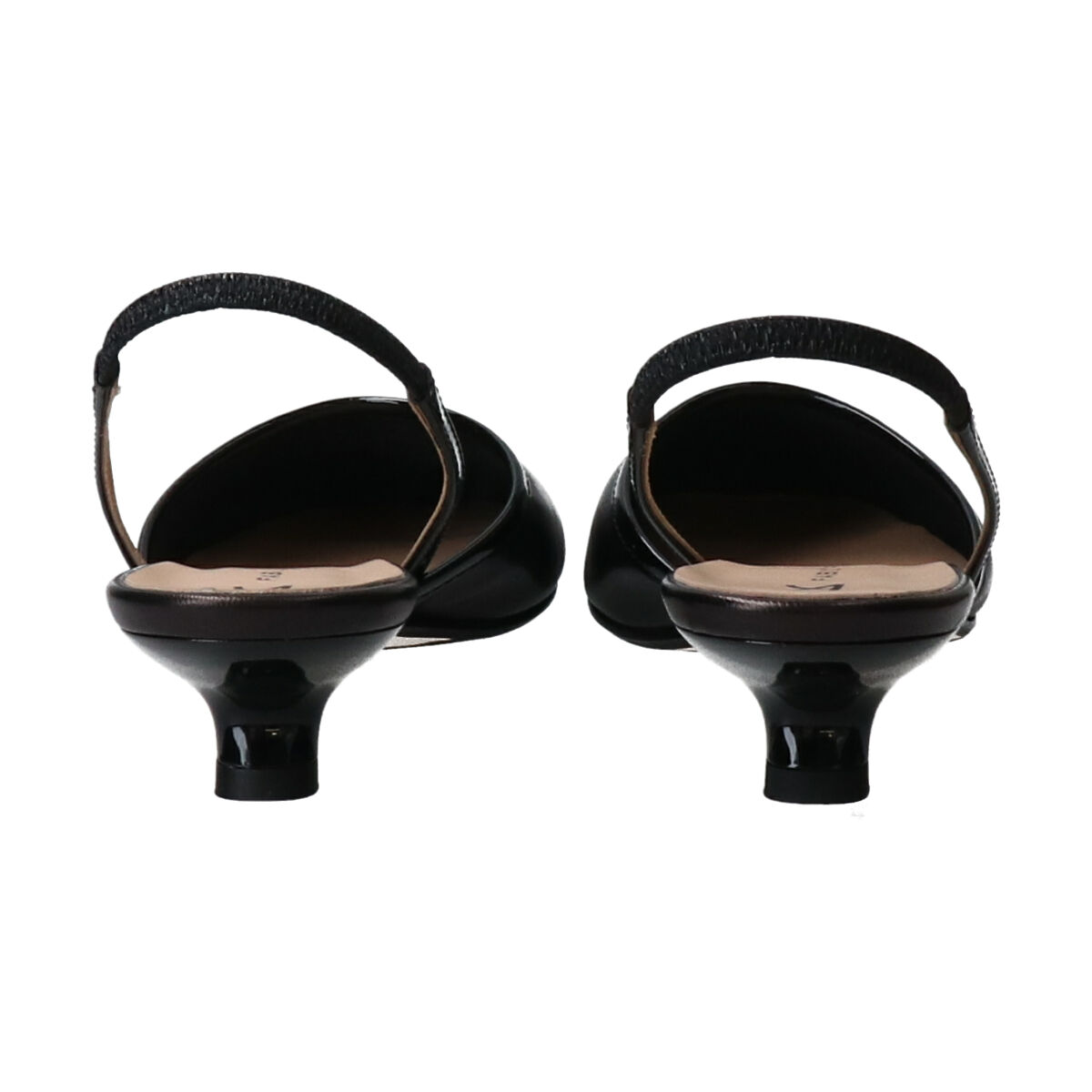 FABIO RUSCONI 「【FABIO RUSCONI】スクエアトウキトゥンヒールバックバンド」|パンプス|