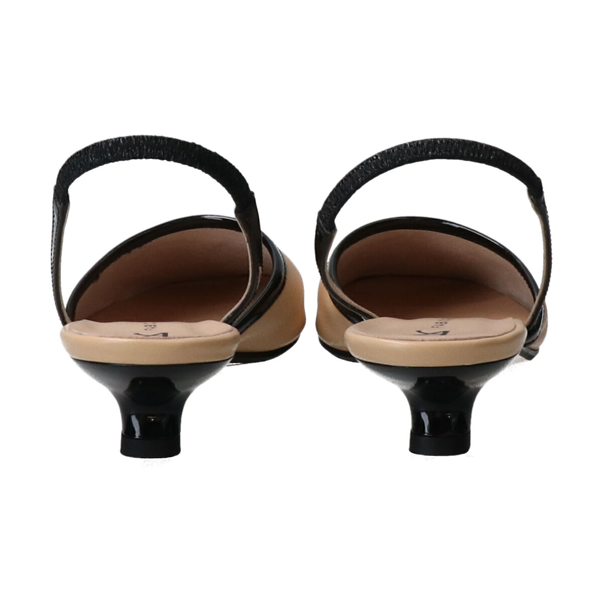 FABIO RUSCONI 「【FABIO RUSCONI】スクエアトウキトゥンヒールバックバンド」|パンプス|