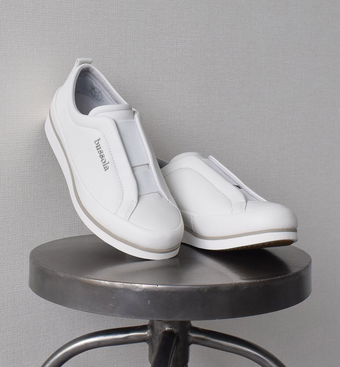 IMPORT SELECT「【bussola】撥水フラットスリッポンスニーカー」|スニーカー|