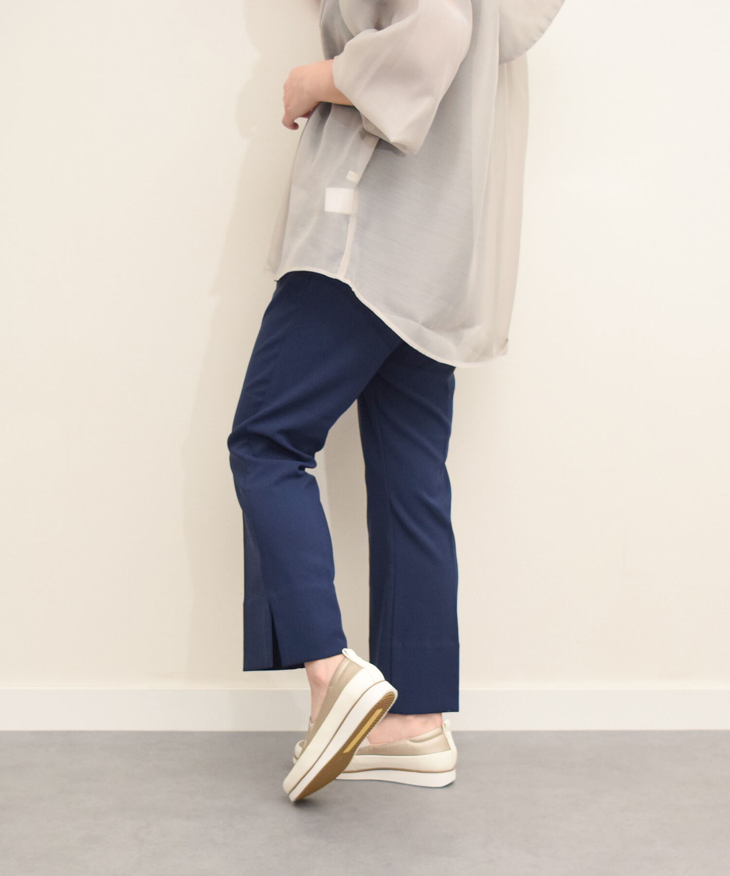 IMPORT SELECT「【bussola】撥水レザースリッポンスニーカー」|スニーカー|