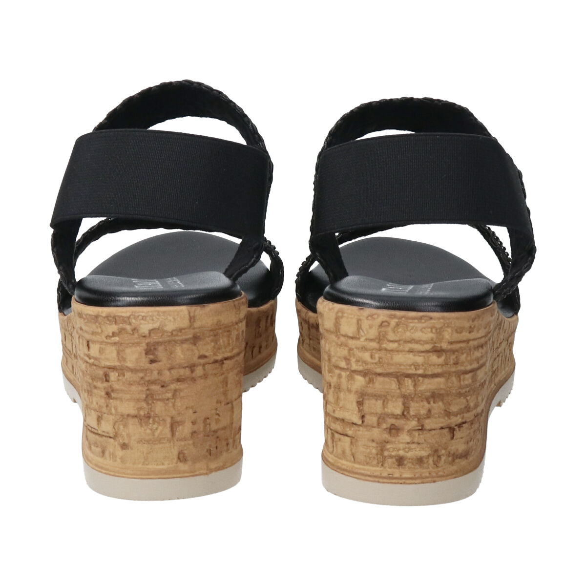 IMPORT SELECT「【ITALIAN SHOEMAKERS】ラインストーンリボン厚底サンダル」|サンダル|