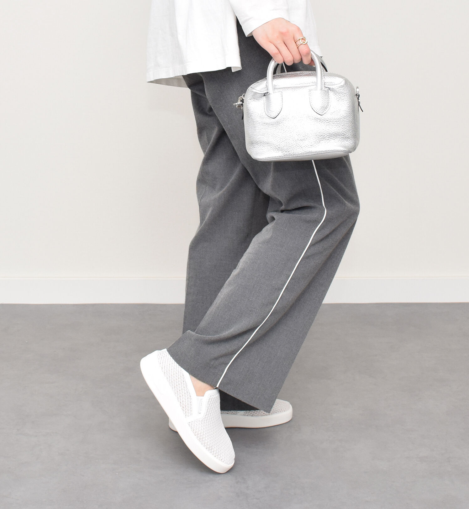 IMPORT SELECT「【CARRANO】メッシュスリッポンスニーカー」|スニーカー|