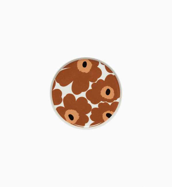 Marimekko「Unikko プレート20cm」|その他|ﾎﾜｲﾄ&times;ﾌﾞﾗｳﾝ&times;ﾌﾞﾗｯｸ