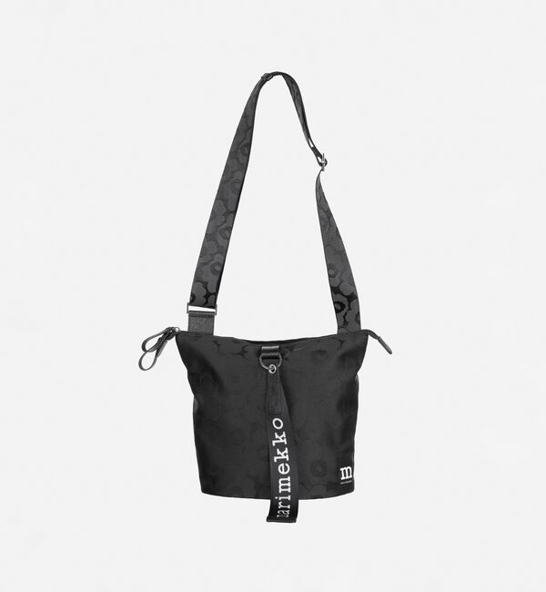 Marimekko「Carry All Unikko ショルダーバッグ」|ショルダー・メッセンジャー|ブラック
