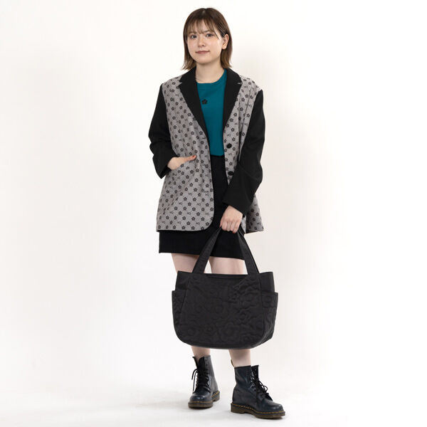 MARY QUANT「デイジーランダムキルト トート」|トートバッグ|