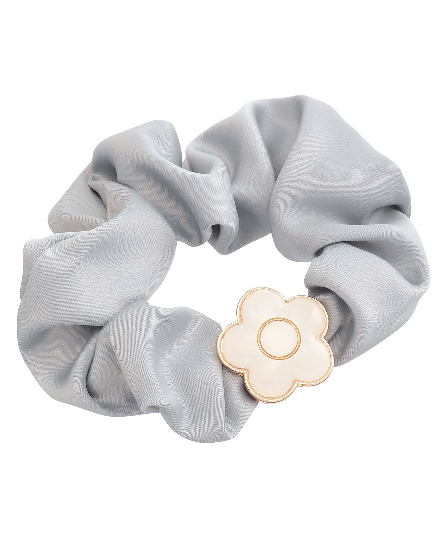 MARY QUANT「マーブルキャンディデイジー シュシュ」|ヘアゴム・シュシュ|ライトブルー