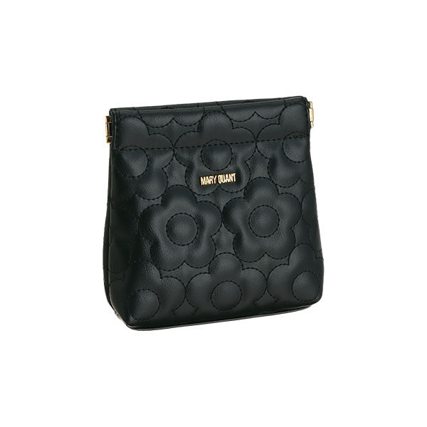 MARY QUANT「キルトフォームデイジー バネクチポーチ」|ポーチ|