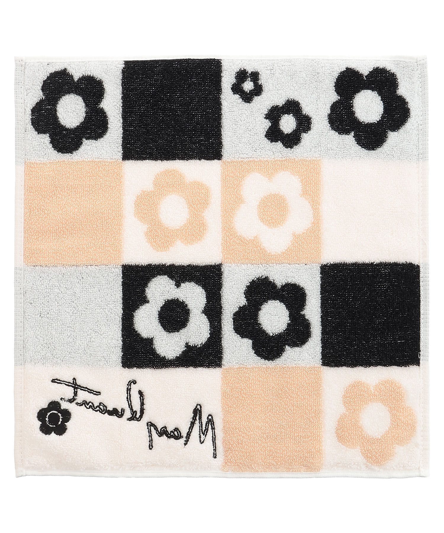 MARY QUANT「カラーブロックデイジー2 ミニタオル」|ハンカチ|