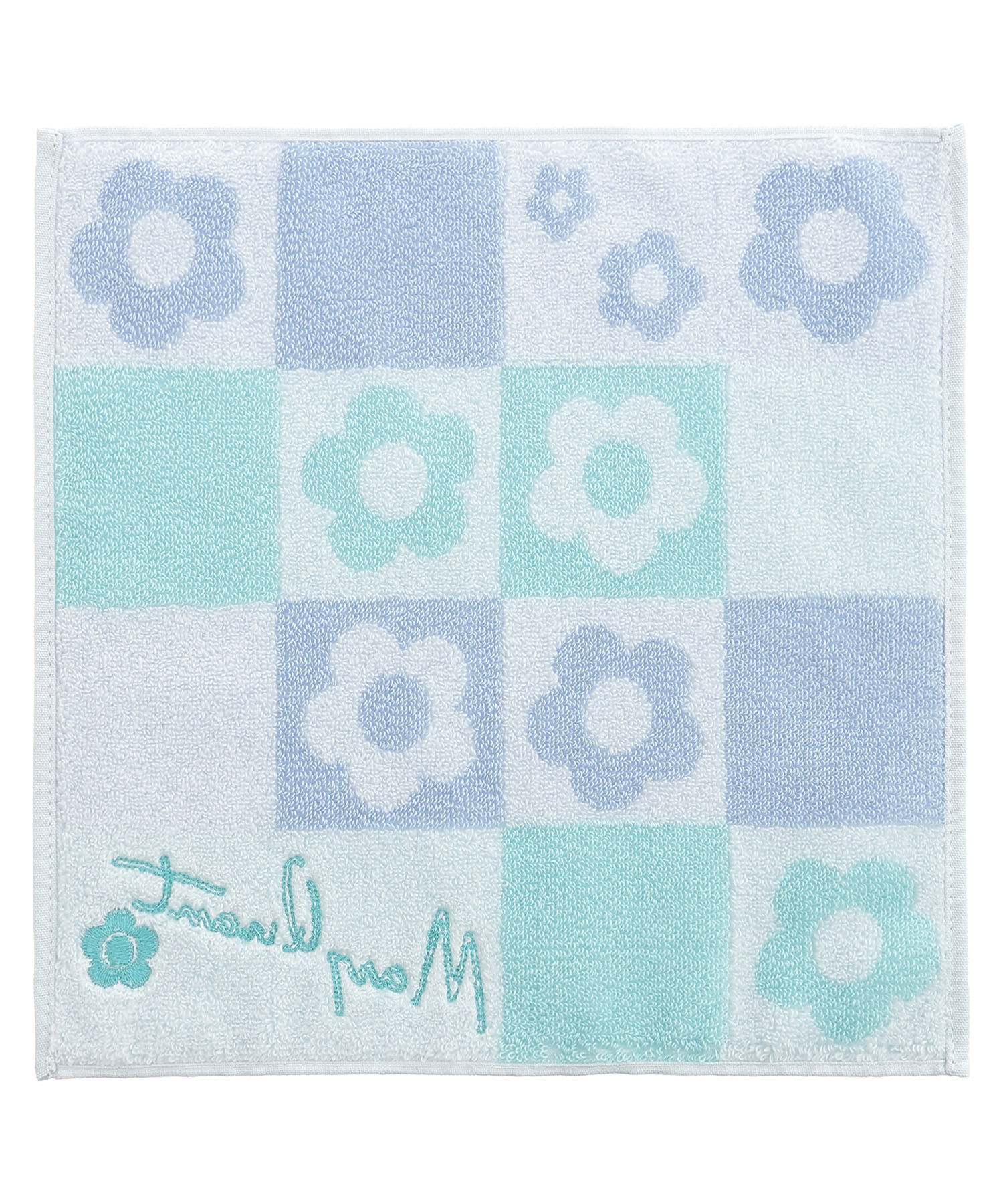 MARY QUANT「カラーブロックデイジー2 ミニタオル」|ハンカチ|