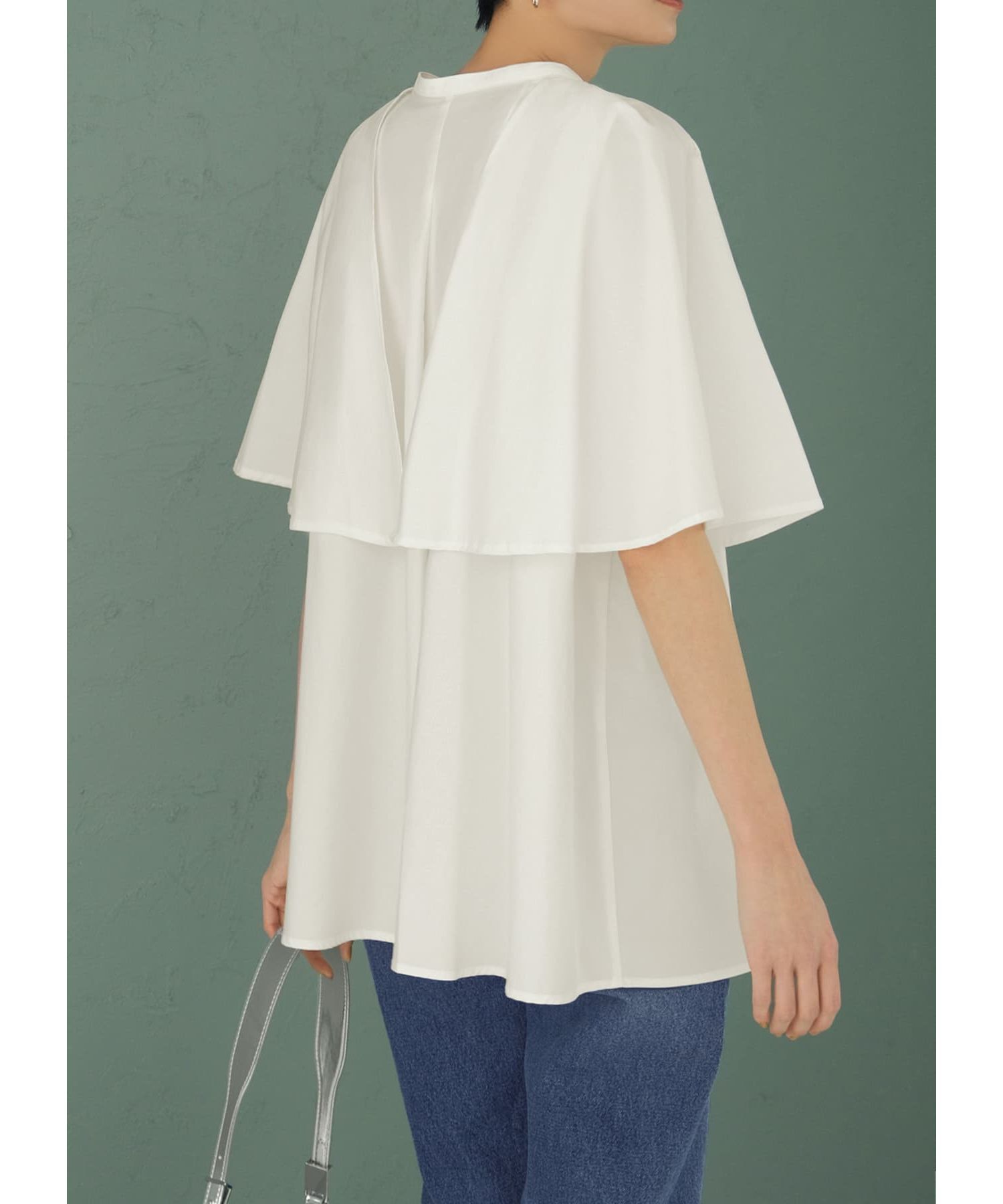 STYLE DELI「タイプライターケープブラウス」|シャツ・ブラウス|