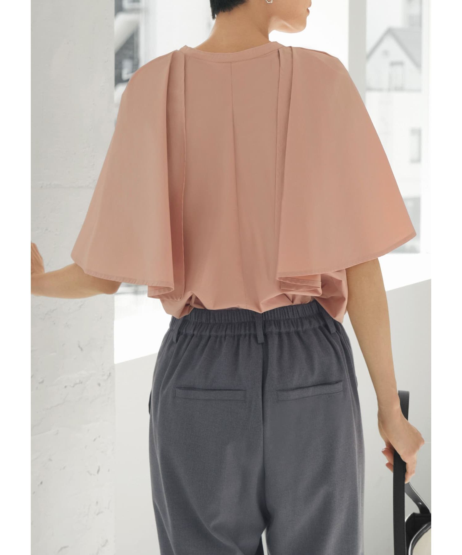 STYLE DELI「タイプライターケープブラウス」|シャツ・ブラウス|