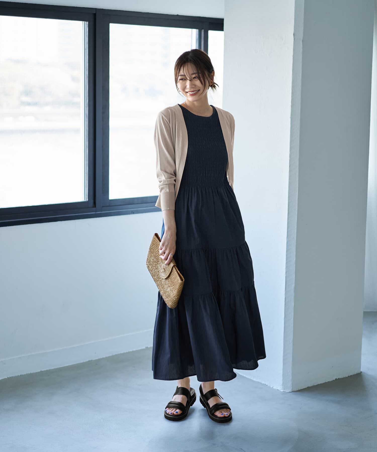 STYLE DELI「【ウエスト丈】シアーサマーカーディガンC」|カーディガン|