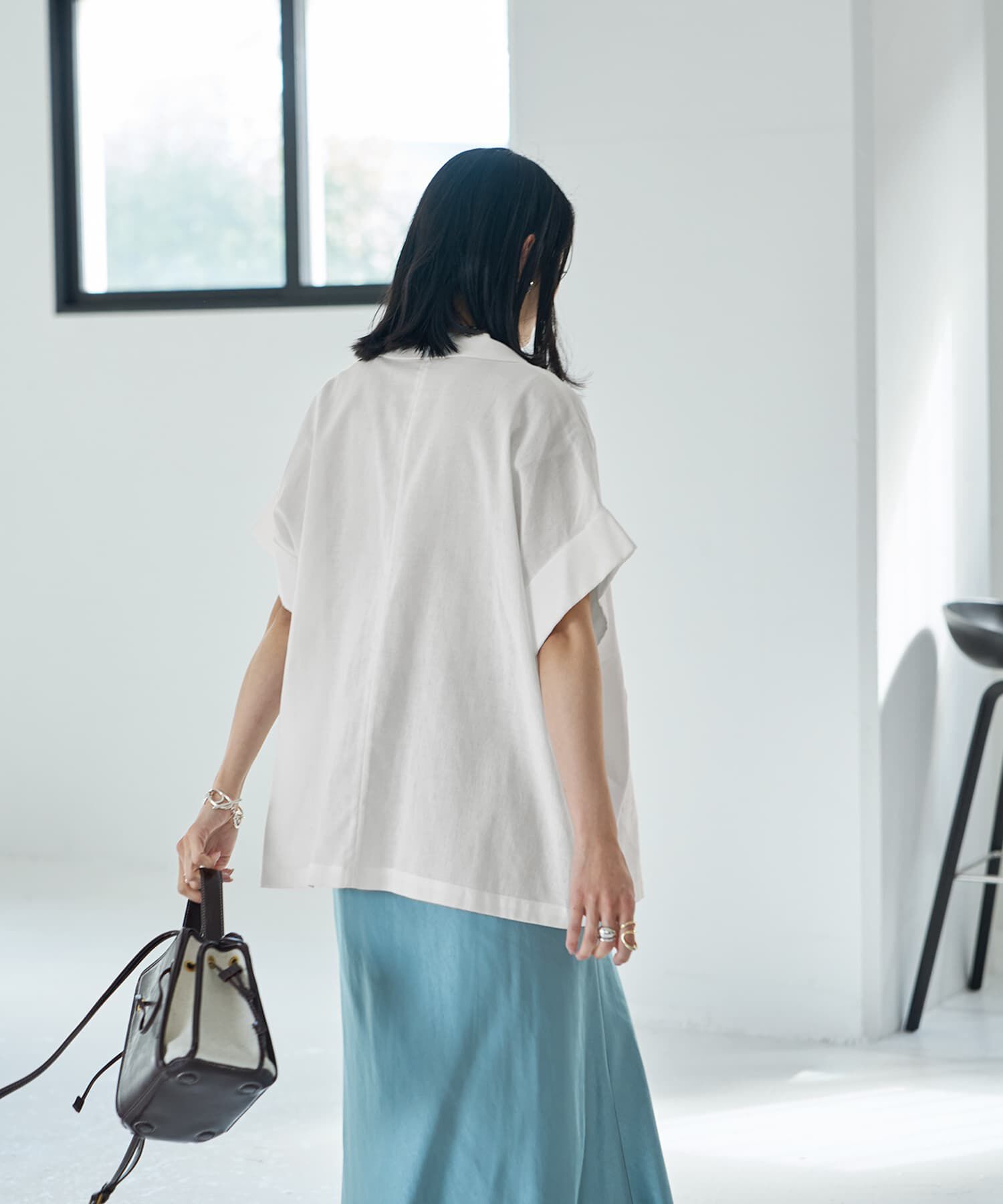 STYLE DELI「【LUXE】シャリ感シアーBIGスリーブジャケット」|その他|