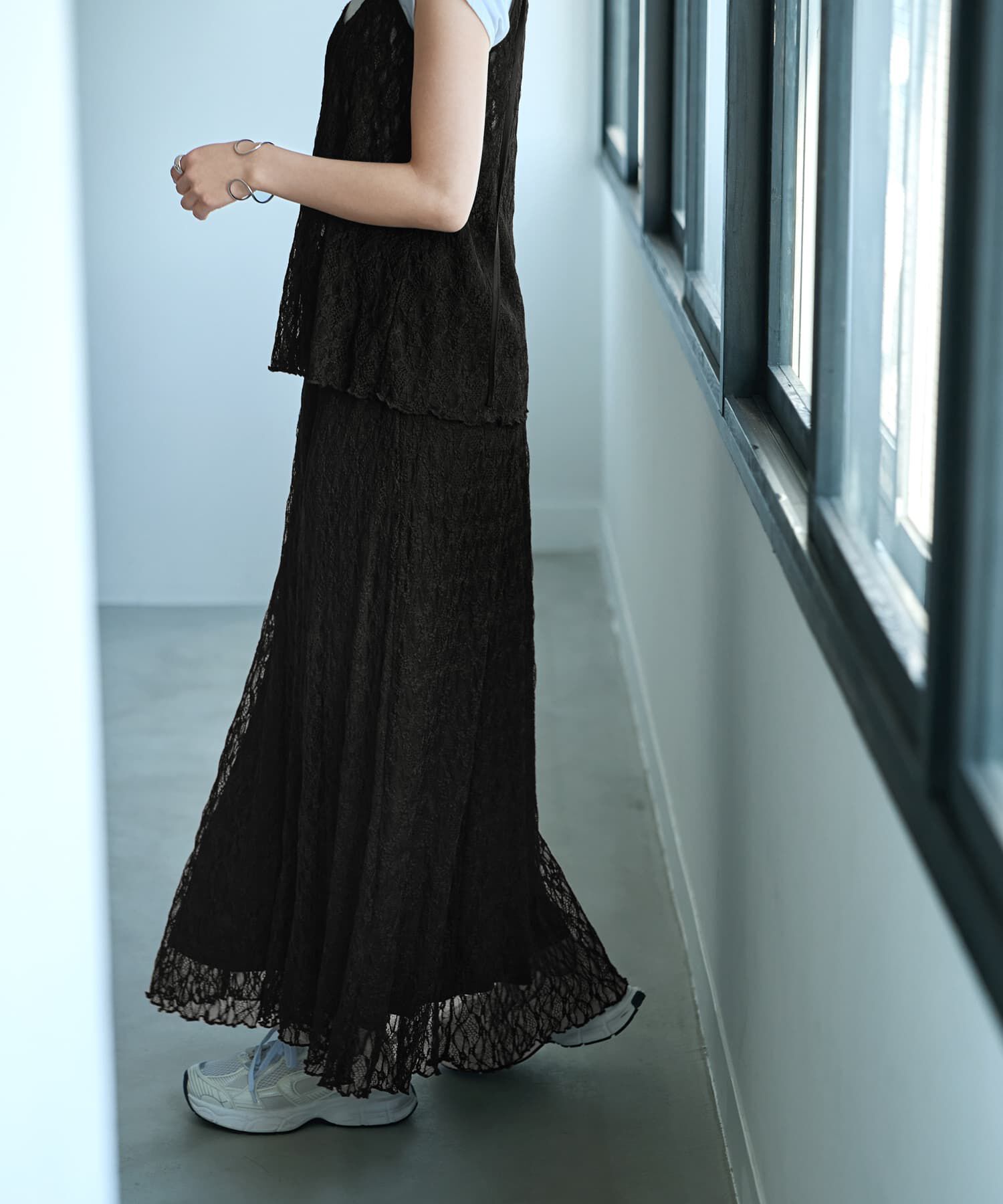 STYLE DELI「外せる2wayレーススカート」|スカート|