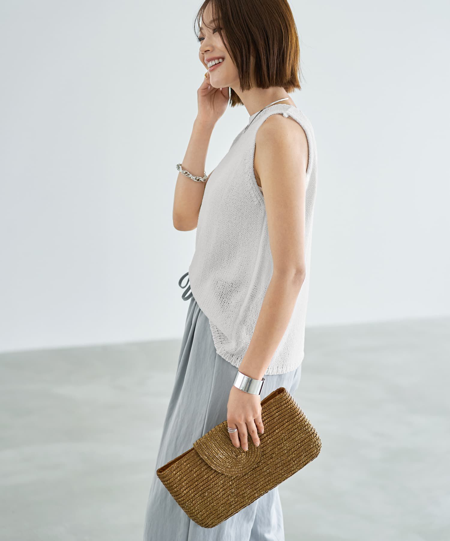 STYLE DELI「エフォートレス落ち感ニットタンクトップ」|ニット・セーター|