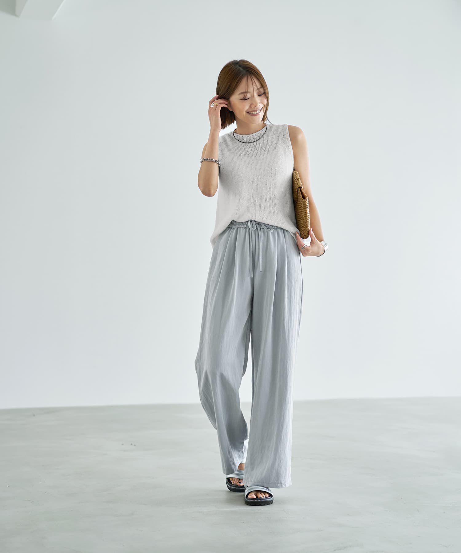 STYLE DELI「エフォートレス落ち感ニットタンクトップ」|ニット・セーター|